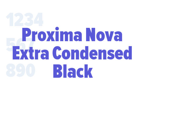 proxima nova s black font free download