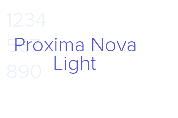 Proxima Nova Light