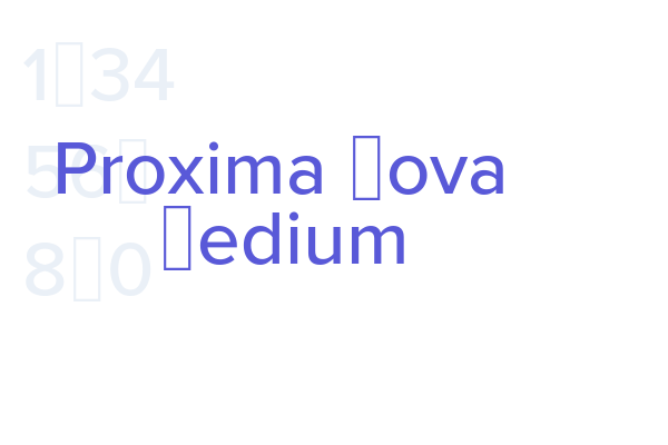proxima nova medium font free download