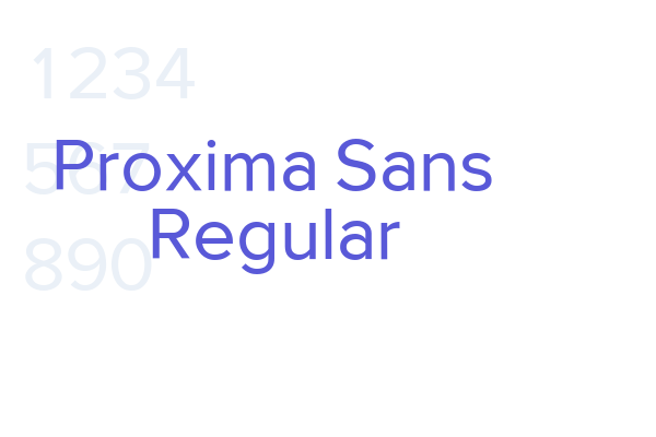 Proxima Sans Regular