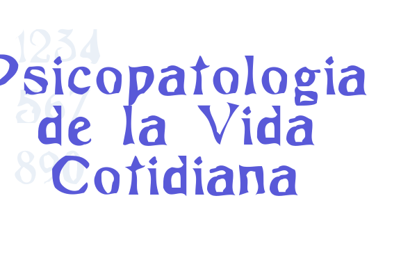 Psicopatologia de la Vida Cotidiana