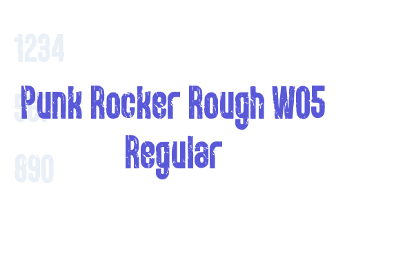 Punk Rocker Rough W05 Regular