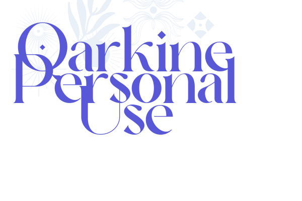 Qarkine Personal Use