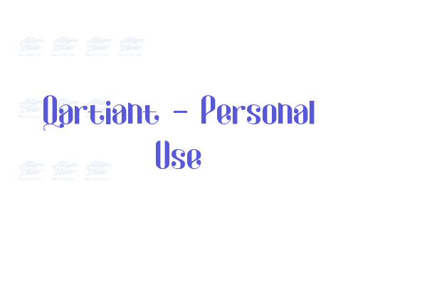 Qartiant – Personal Use