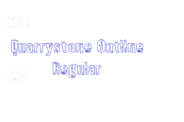 Quarrystone Outline Regular