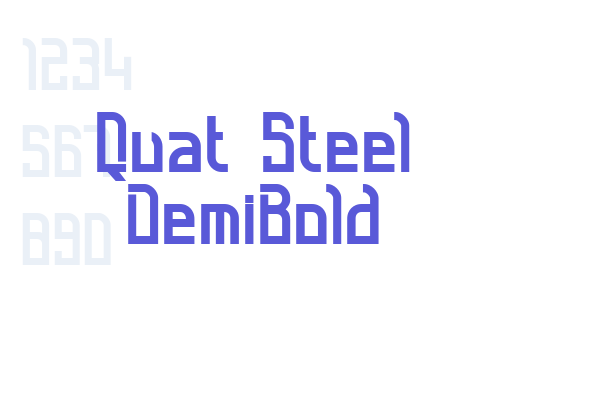 Quat Steel DemiBold