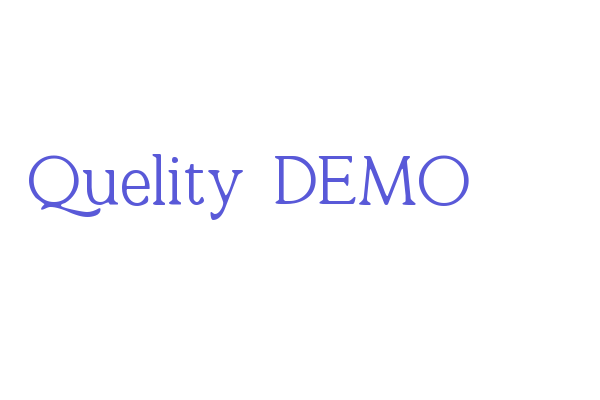 Quelity DEMO