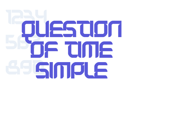 Question of time simple