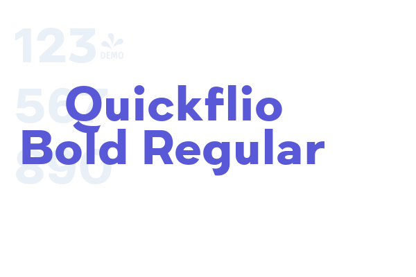 Quickflio Bold Regular