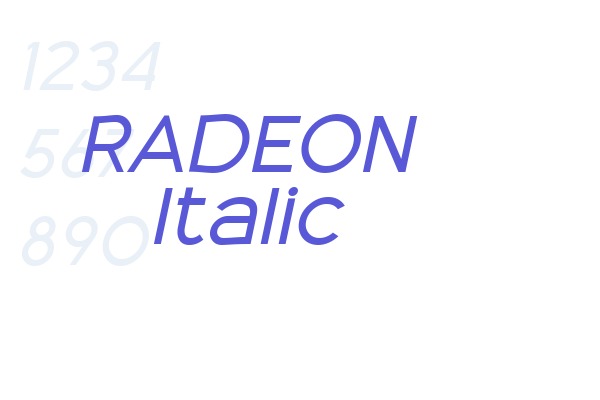 RADEON Italic