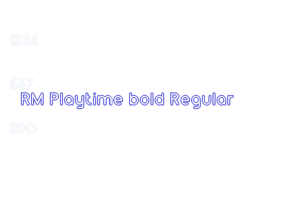 RM Playtime bold Regular