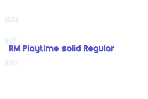 RM Playtime solid Regular