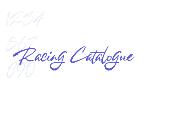 Racing Catalogue