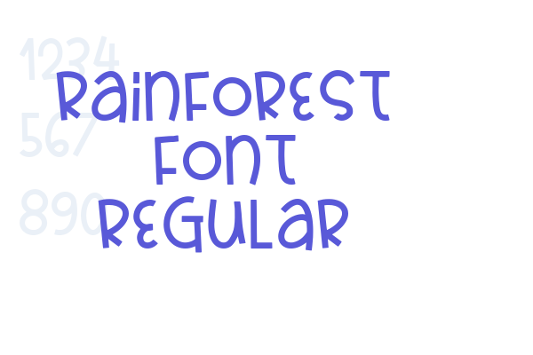 Rainforest Font Regular