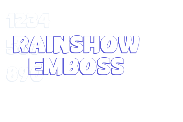 Rainshow Emboss