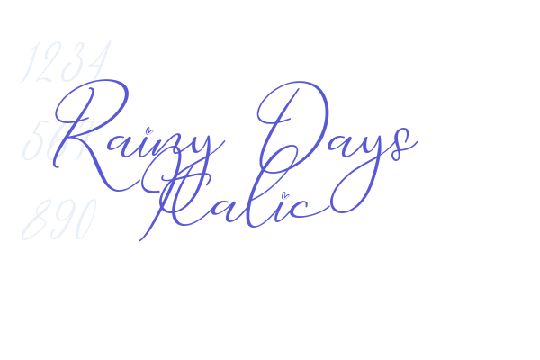 Rainy Days Italic