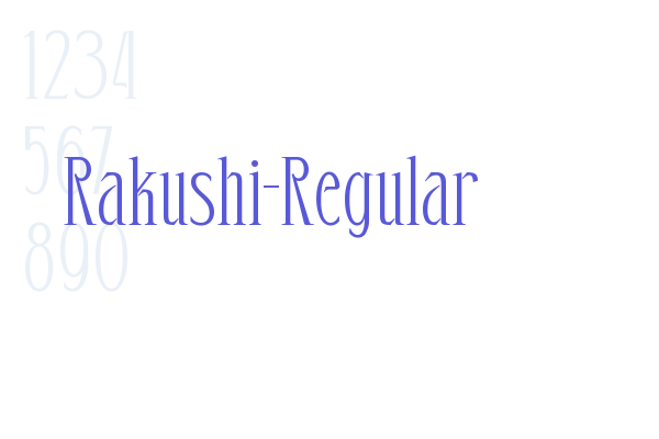 Rakushi-Regular