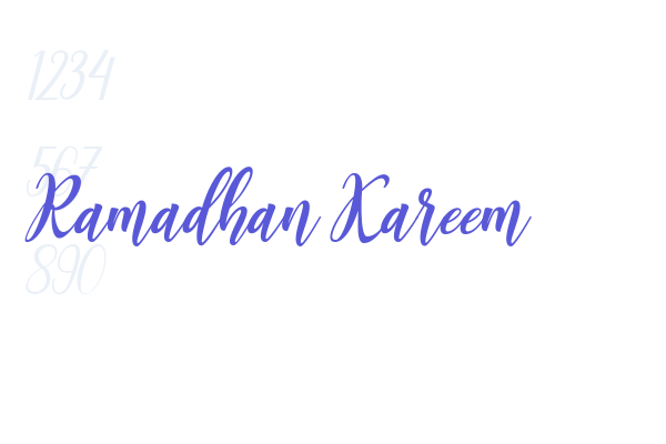 Ramadhan Kareem