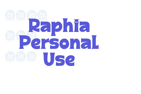 Raphia Personal Use