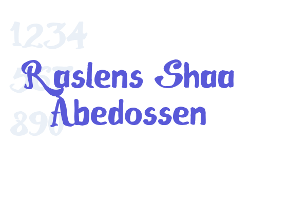 Raslens Shaa Abedossen