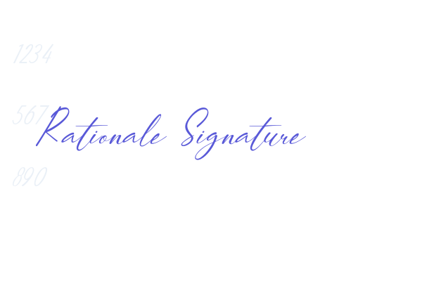 Rationale Signature