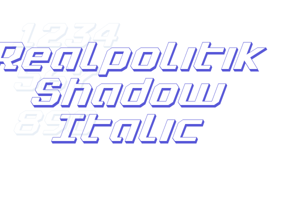 Realpolitik Shadow Italic