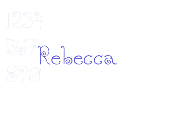 Rebecca font download