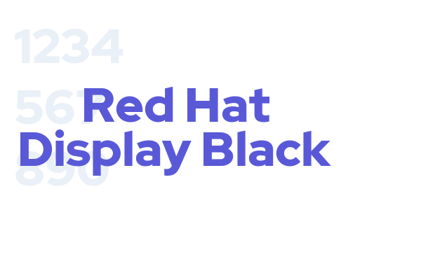 Red Hat Display Black