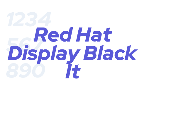 Red Hat Display Black It