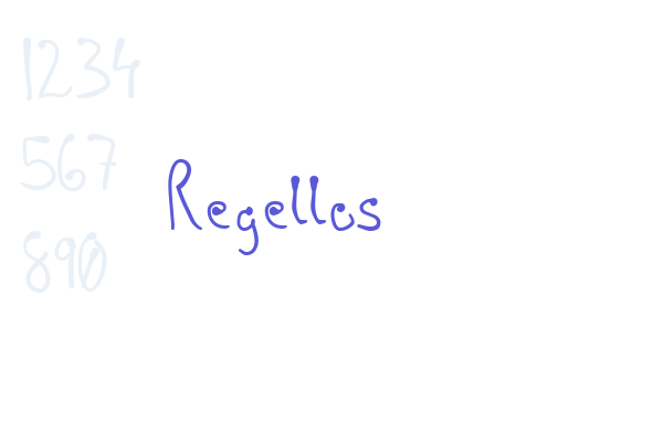 Regellos font download