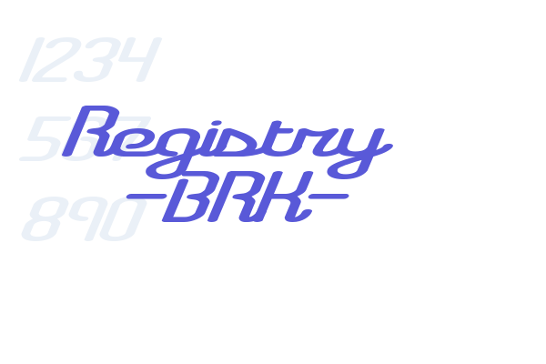 Registry -BRK-