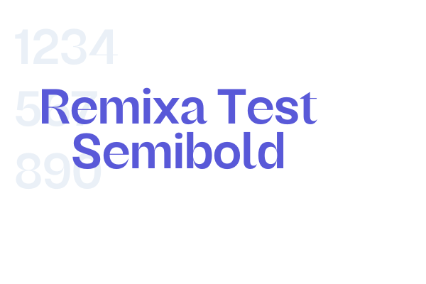 Remixa Test Semibold