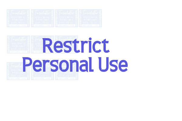 Restrict Personal Use