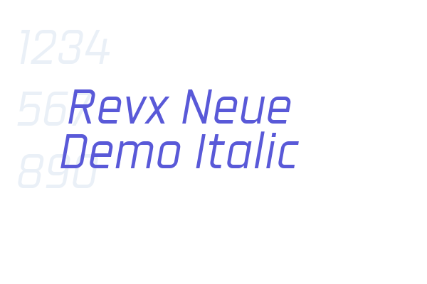 Revx Neue Demo Italic