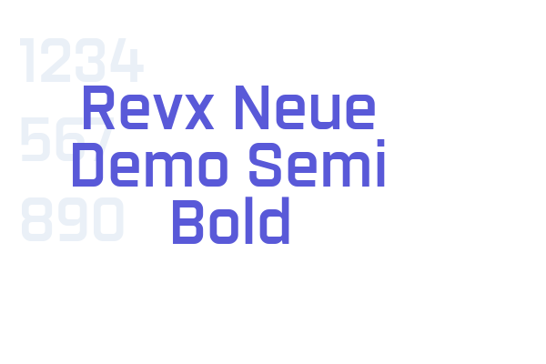 Revx Neue Demo Semi Bold