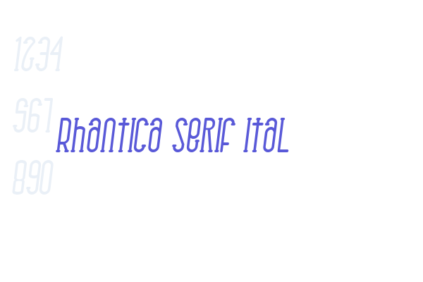 Rhantica Serif Ital