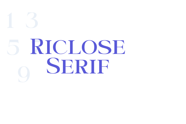 Riclose Serif