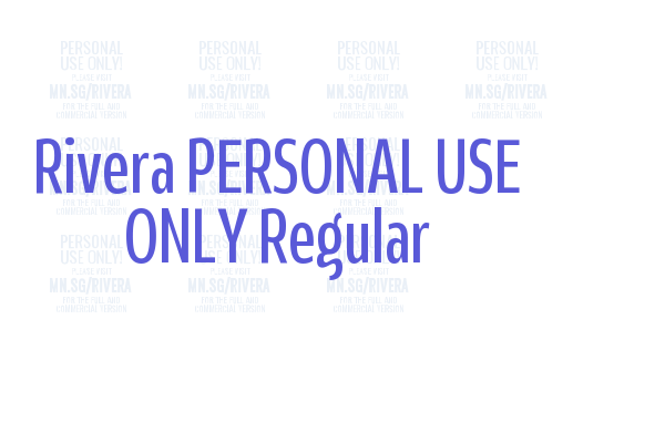 Rivera PERSONAL USE ONLY Regular