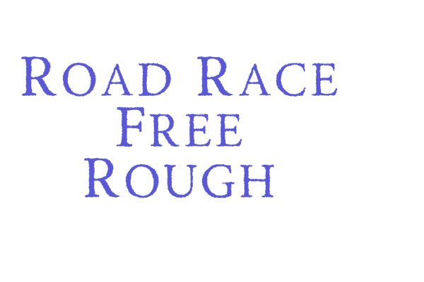 Road Race Free Rough font