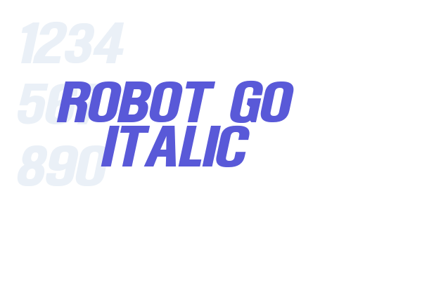 Robot Go Italic