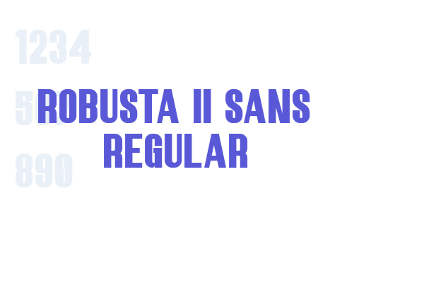 Robusta II Sans Regular