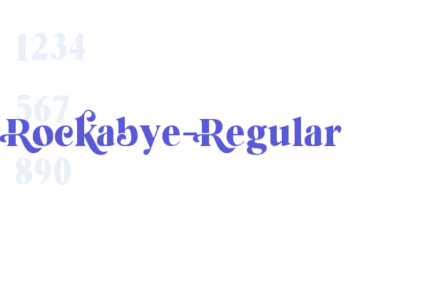 Rockabye-Regular