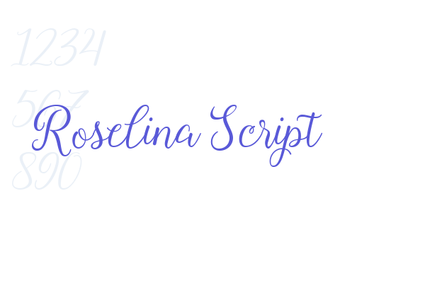 Roselina Script