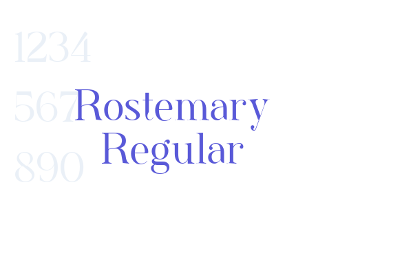 Rostemary Regular