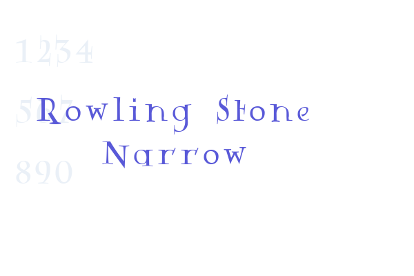 Rowling Stone Narrow