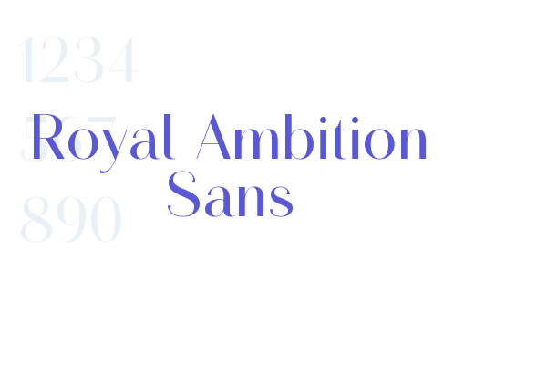 Royal Ambition Sans