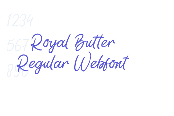 Royal Butter Regular Webfont