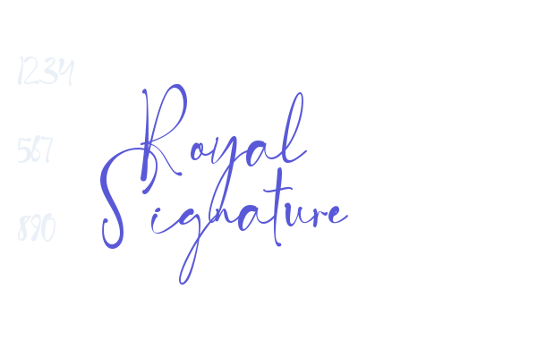 Royal Signature