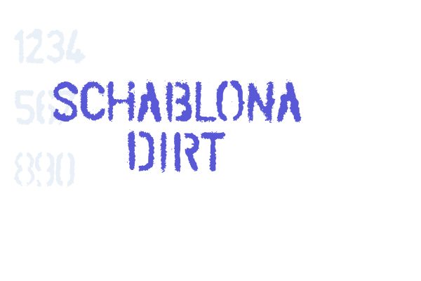 SCHABLONA DIRT