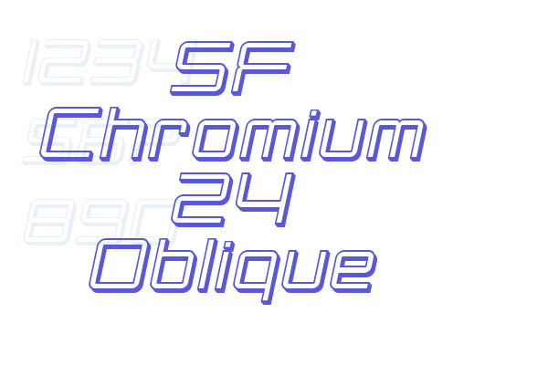 SF Chromium 24 Oblique